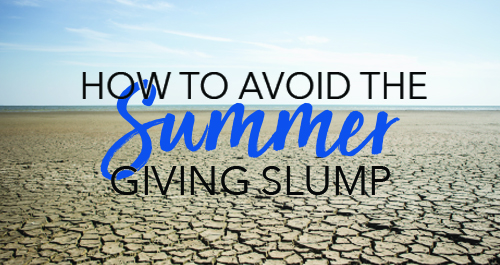 How to Avoid the Summer Giving Slump