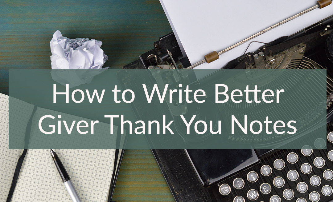 How to Write Better Giver Thank You Notes | MortarStone